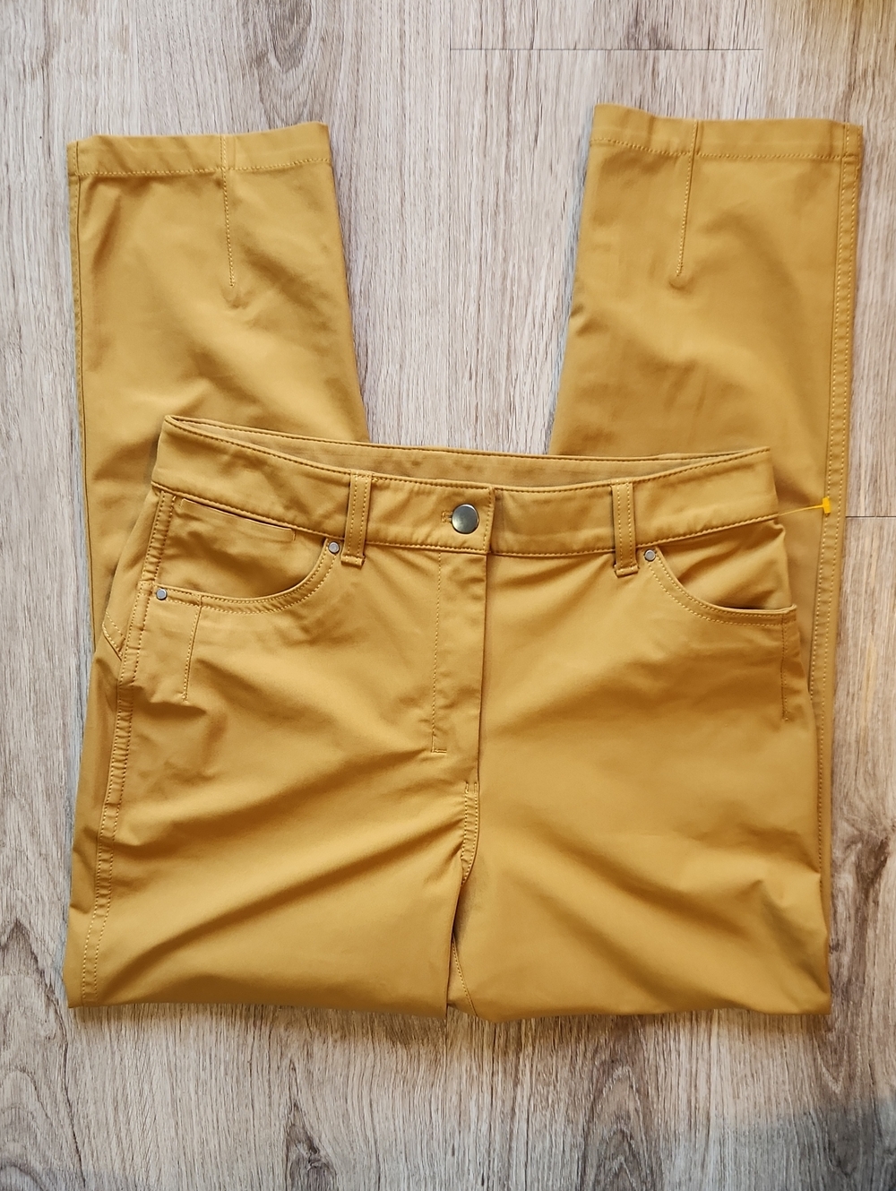 Lululemon Athletica Mustard Yellow Skinny Pants
